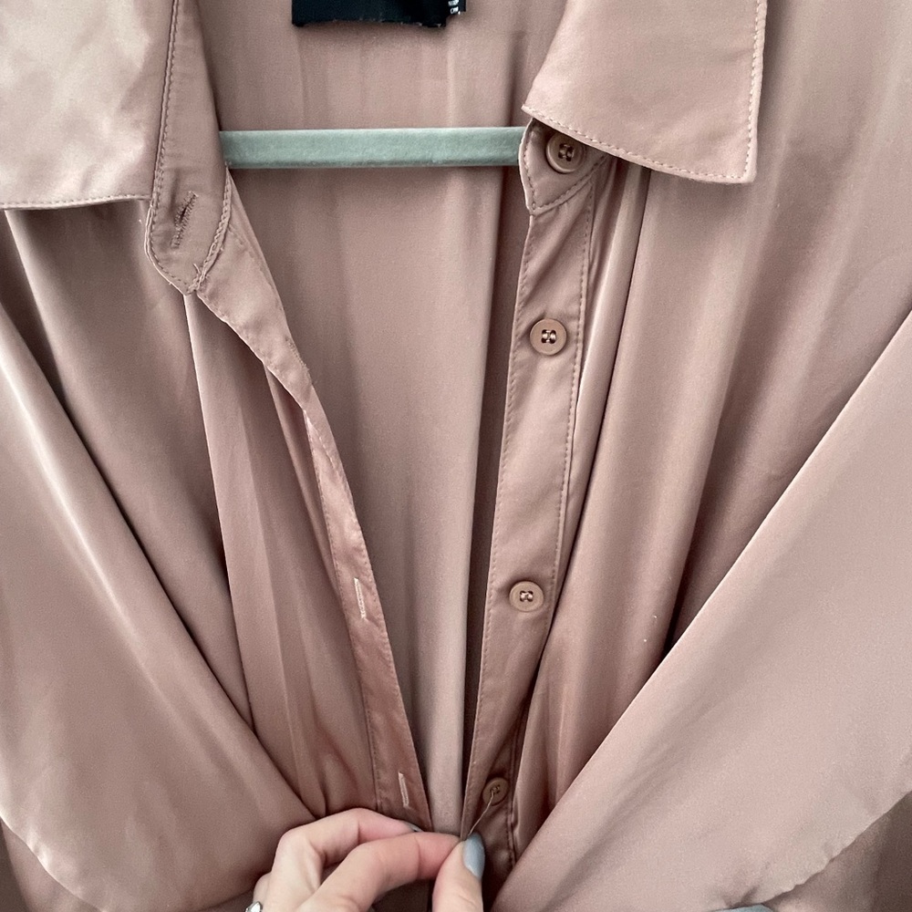 DO+BE Elegant Mocha Long Sleeve Dress - Picture 3 of 8